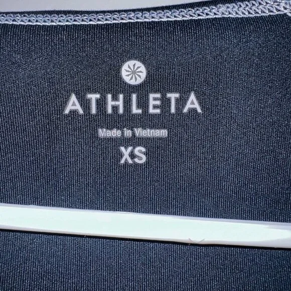 Athleta Women's Running Wild Navy Blue Half Zip Scuba Hoodie 2.0 Size XS - Picture 2 of 7